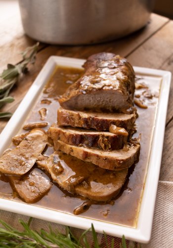 Ricetta Lonza di Maiale con Funghi Porcini