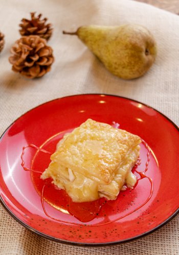 Ricetta Millefoglie Brie e Pere
