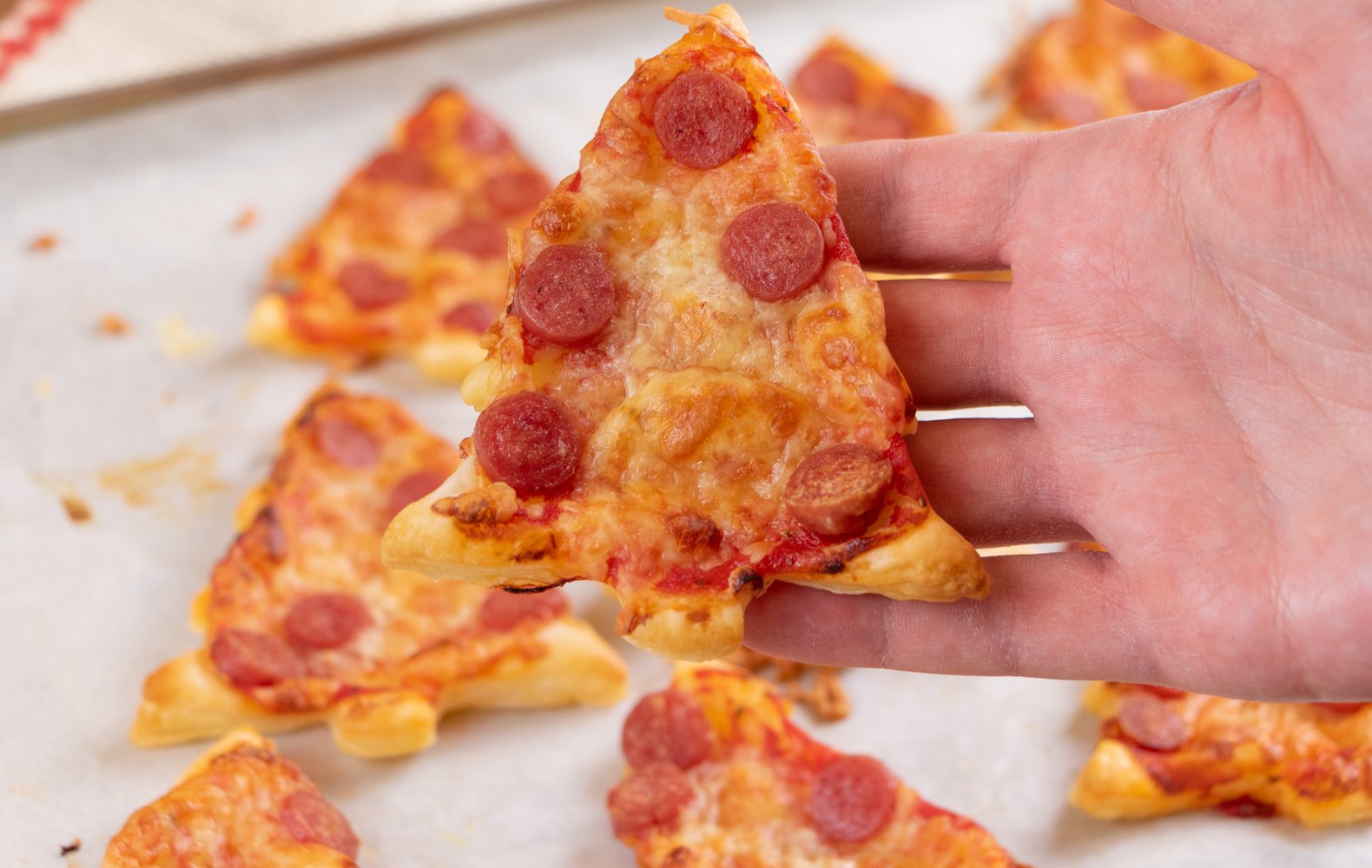 Pizzette di Natale Alberello