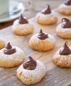 Ricetta Biscotti Bottone alla Nutella