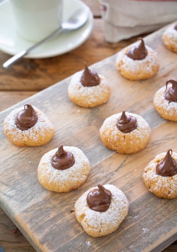 Ricetta Biscotti Bottone alla Nutella