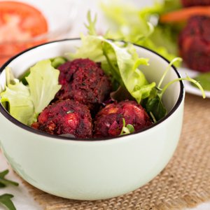 Falafel con Barbabietole e Ceci