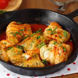 Involtini di Verza Vegetariani