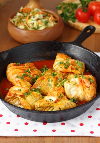 Ricetta Involtini di Verza Vegetariani