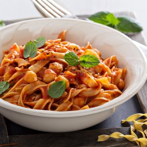 Pasta al Pomodoro e Ceci