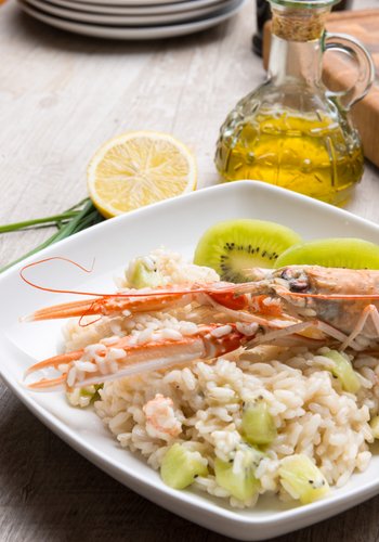 Ricetta Risotto Scampi e Kiwi