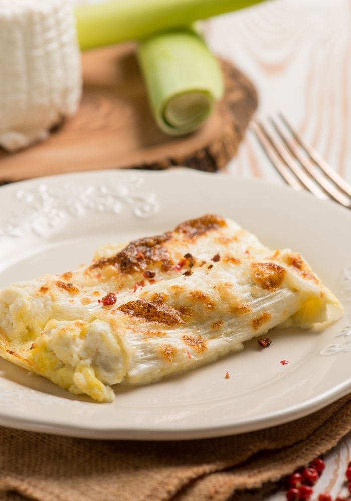 Ricetta Cannelloni di Porri