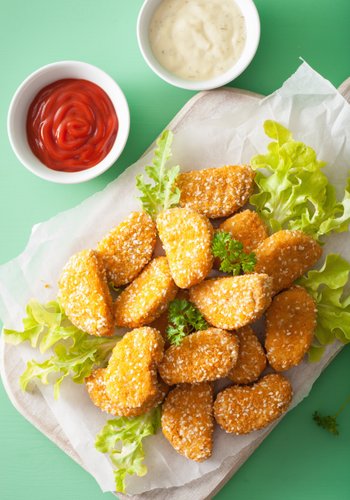 Ricetta Nuggets di Ceci al Forno