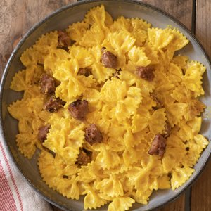 Pasta Cremosa Zafferano e Salsiccia