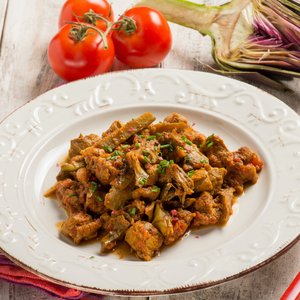 Spezzatino di Manzo con Carciofi