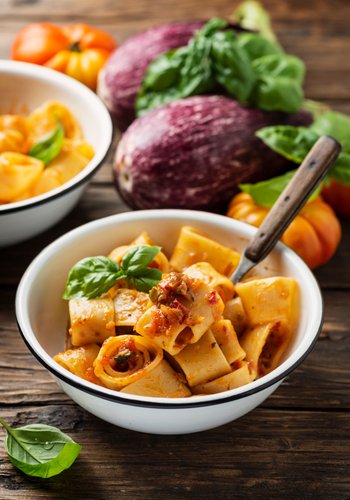 Ricetta Calamarata alle Verdure