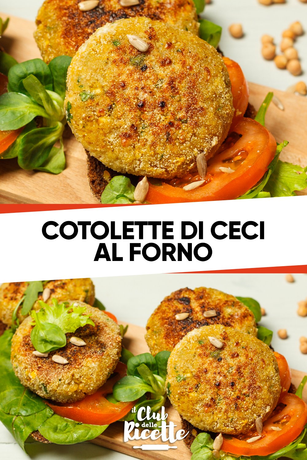 Ricetta Cotolette di Ceci al Forno Il Club delle Ricette
