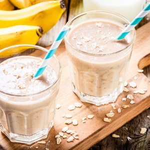 Frullato Proteico Banana e Mandorle