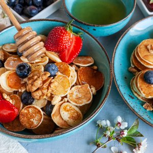 Mini Pancakes Proteici