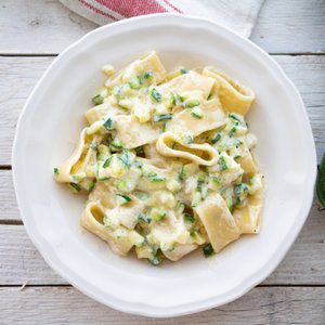 Pasta Cremosa alle Zucchine e Robiola