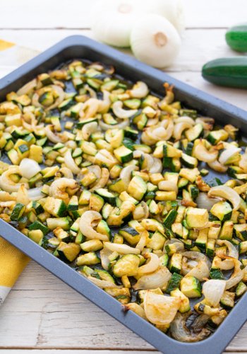 Ricetta Zucchine e Cipolle al Forno