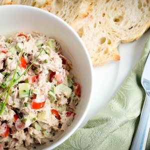 Insalata Cremosa di Tonno e Avocado