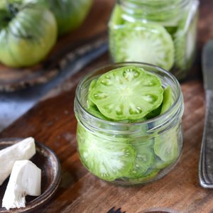 Pomodori Verdi Sott’Olio Fatti in Casa