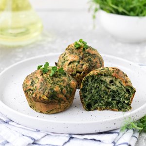 Muffin Salati agli Spinaci