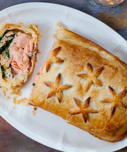 Ricetta Salmone in Crosta con Spinaci