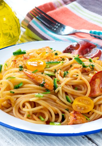 Ricetta Spaghetti al Granchio