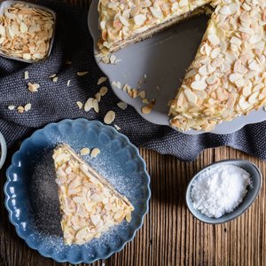 Mandeltarta, Torta Svedese alle Mandorle