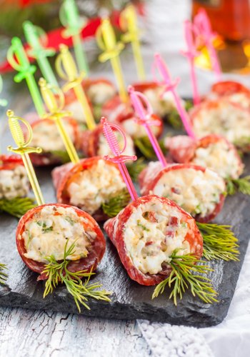 Ricetta Involtini di Salame e Insalata Russa