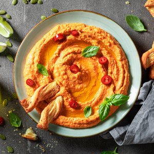 Hummus ai Peperoni