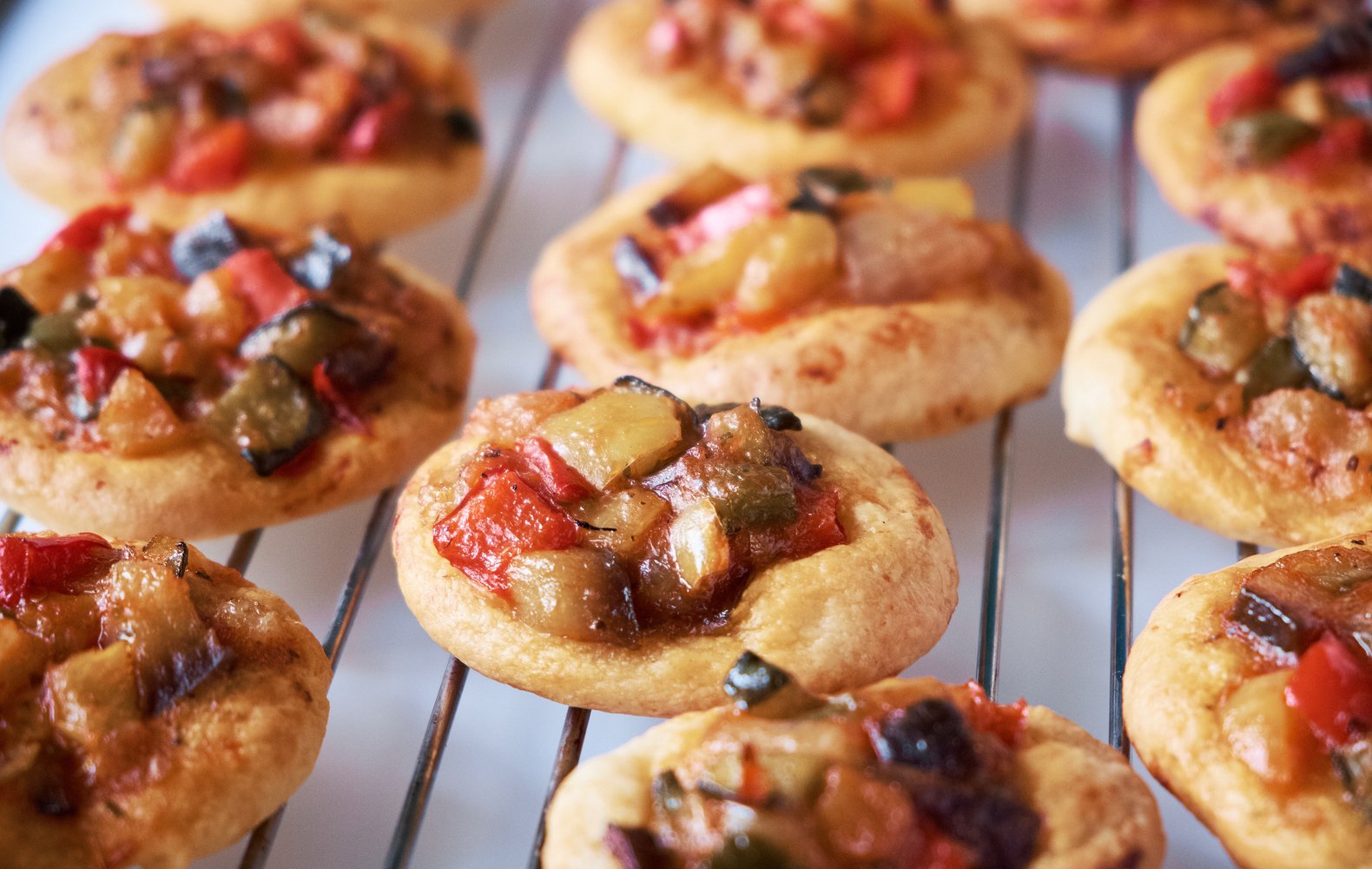 pizzette con farina di ceci