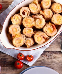 Ricetta Involtini di Pollo Impanati al Forno