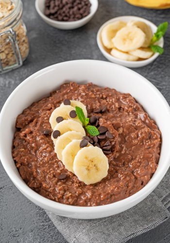 Ricetta Porridge Fit all’Avena con Banane e Cacao
