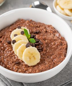 Ricetta Porridge Fit all’Avena con Banane e Cacao