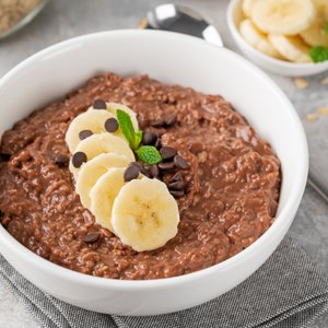 Porridge Fit all’Avena con Banane e Cacao