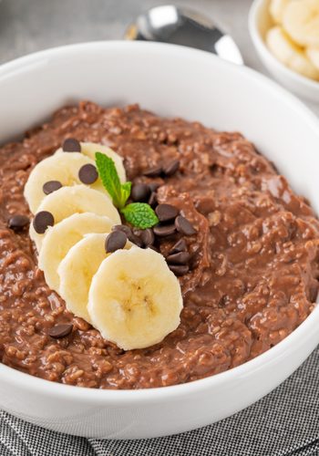 Ricetta Porridge Fit all’Avena con Banane e Cacao
