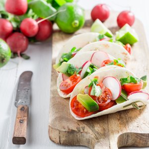 Tacos di Piadina alla Mediterranea