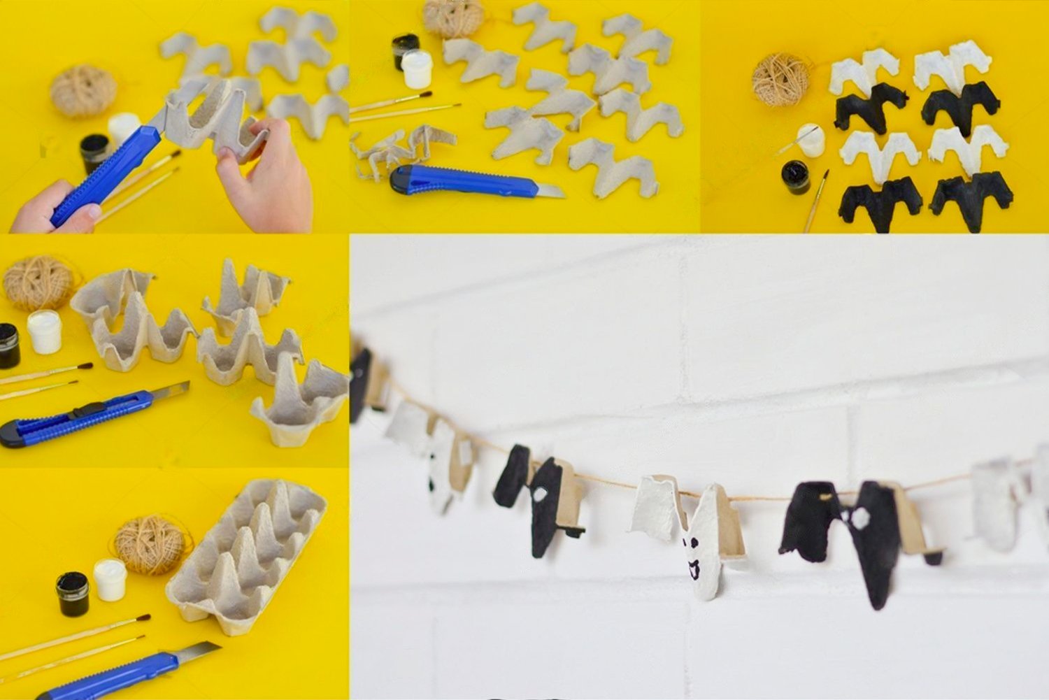 Ghirlanda Fantasmini Pipistrelli Portauova