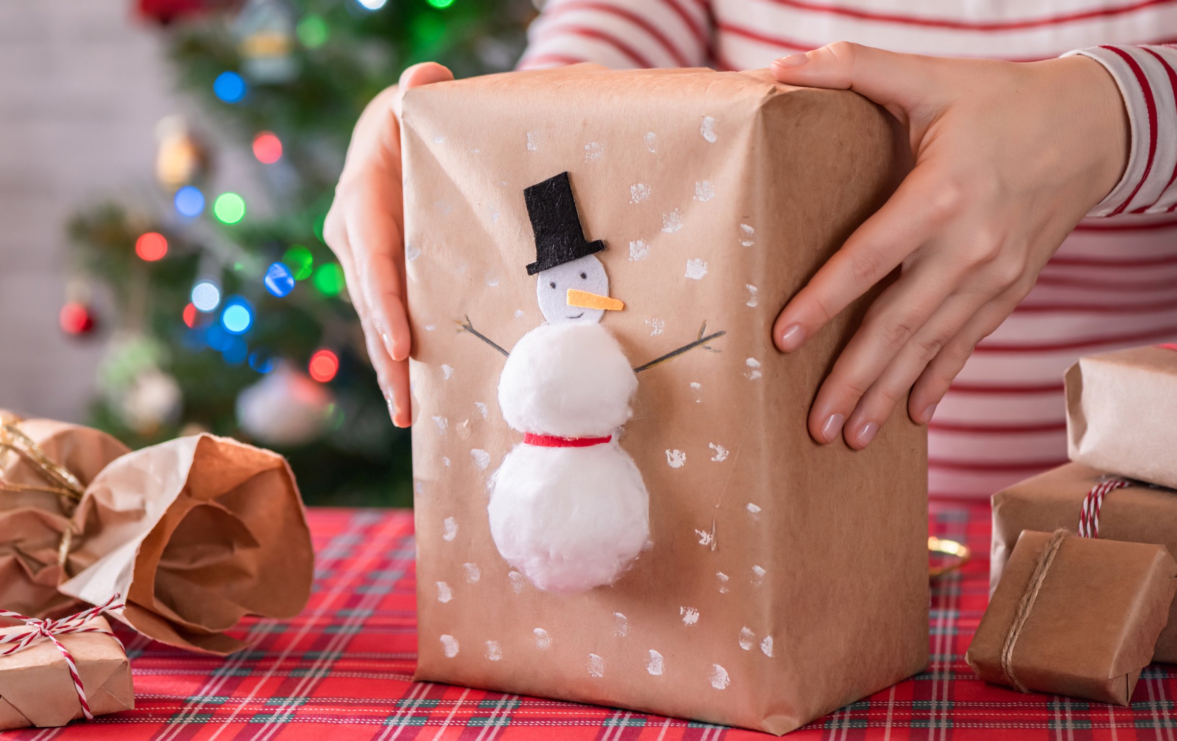 Pacchetto Regalo Pupazzo Neve