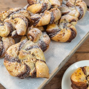 Rose di Sfoglia alla Nutella