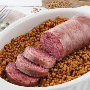 Cotechino con Lenticchie
