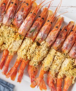 Ricetta Gamberoni Gratinati al Forno