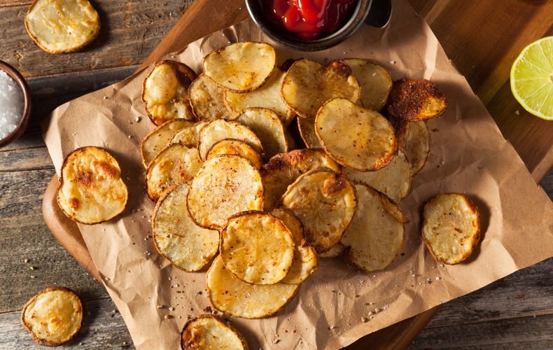 Ricetta Chips di Patate al Forno