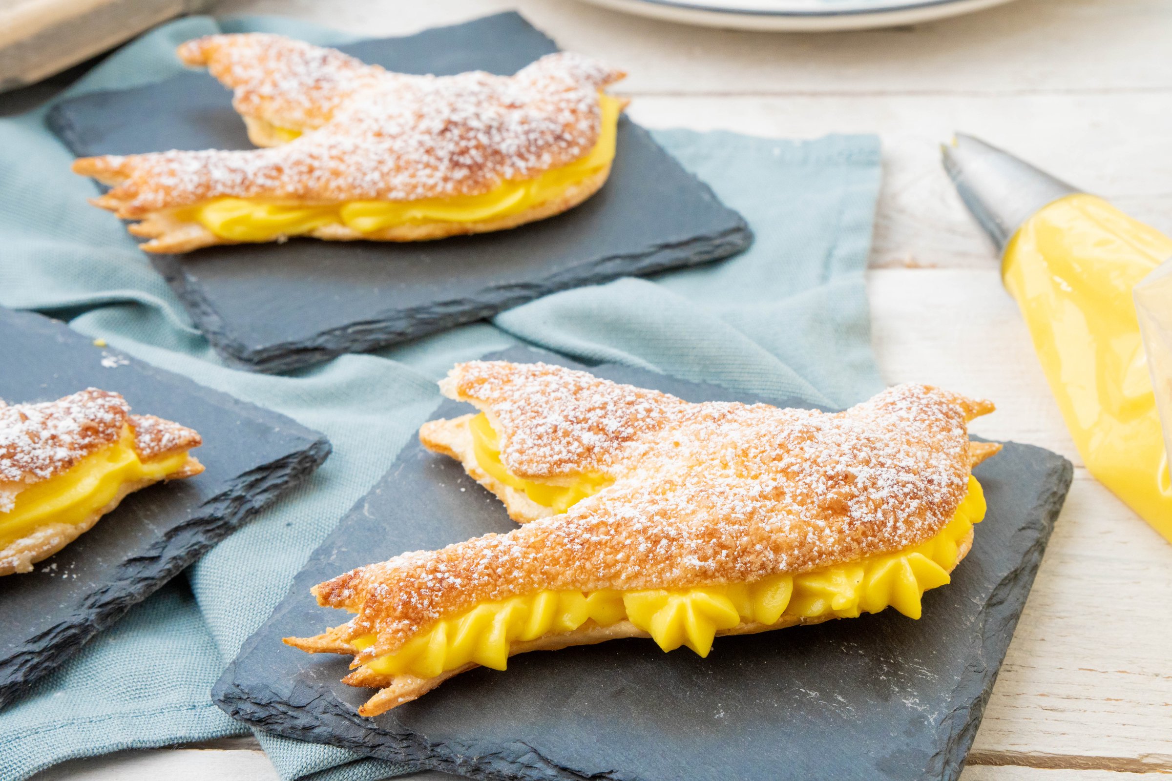 Ricetta Colombine Pasta Sfoglia Alla Crema Pasticciera