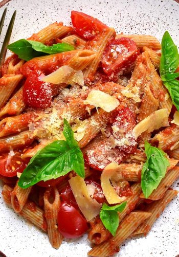 Ricetta Penne Integrali ai Due Pomodori