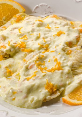 Ricetta Petto di Pollo con Salsa allo Yogurt e Arancia