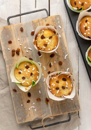 Ricetta Muffin all’Uvetta