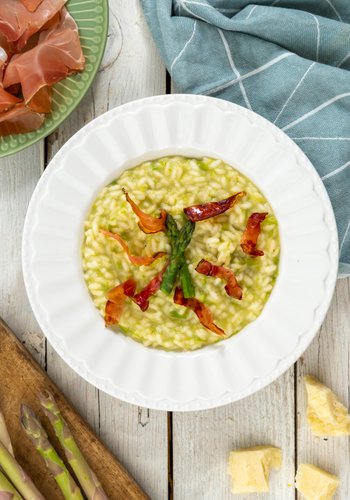 Ricetta Risotto con Asparagi e Speck