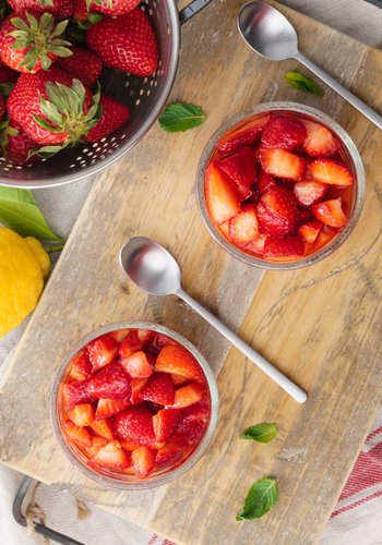 Ricetta Fragole al Limone
