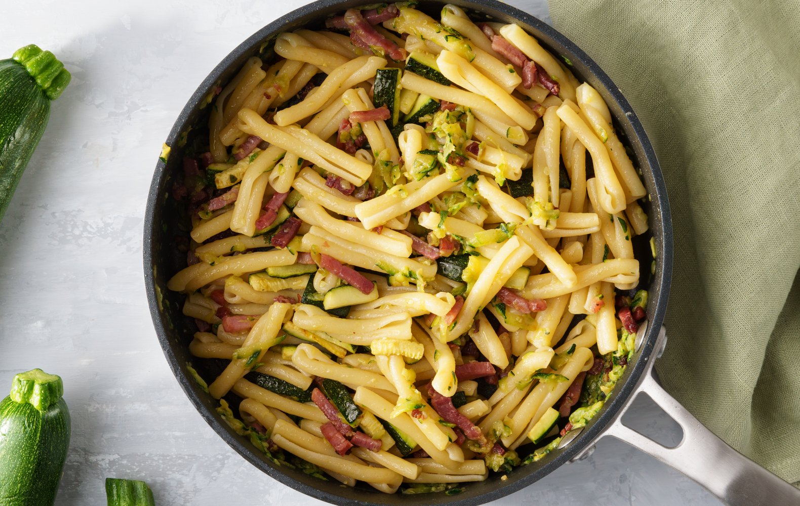 Pasta Zucchine e Speck