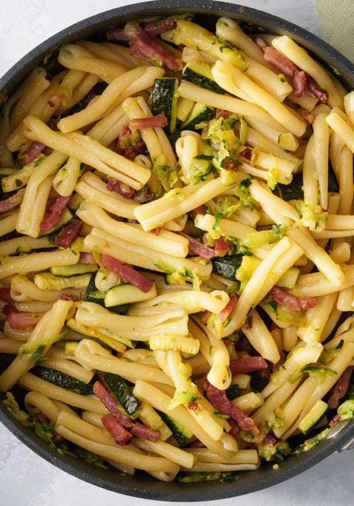 Ricetta Pasta Zucchine e Speck