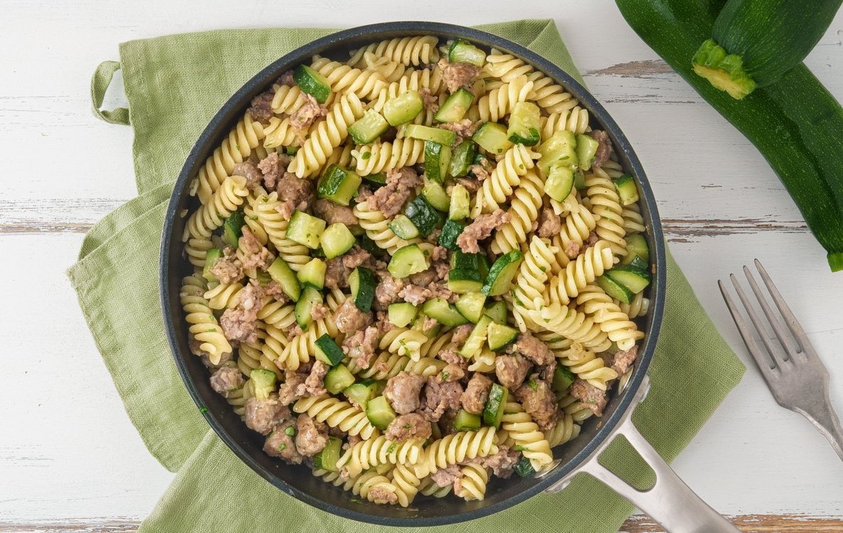 Ricetta Pasta con Zucchine e Salsiccia - Il Club delle Ricette